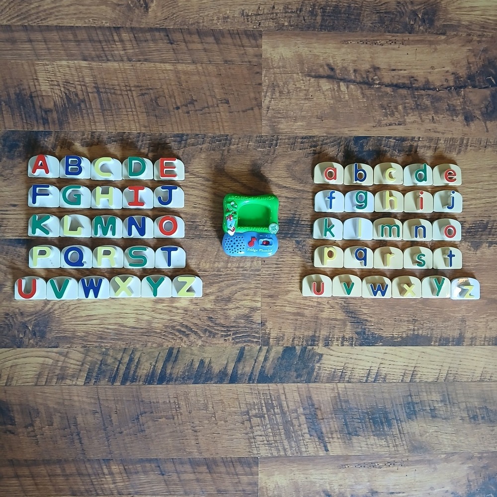TESTED WORKS LeapFrog Fridge Phonics Magnetic 52 Alphabet Letters Complete A -Z